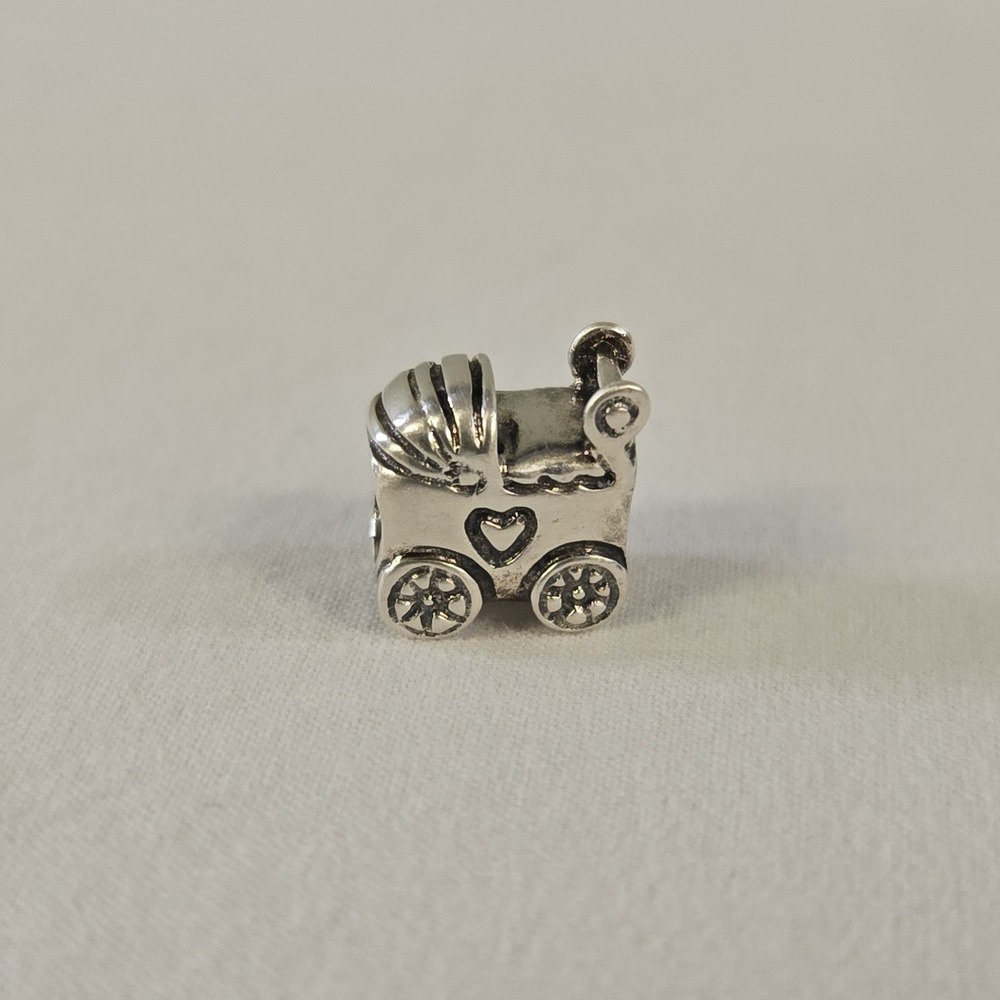 Pandora Baby Carriage Charm Bead Sterling Silver 925 ALE